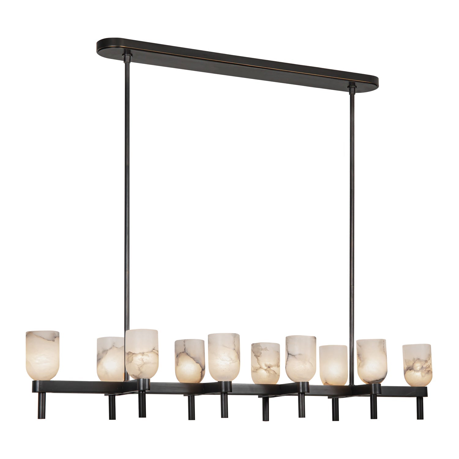 Alora Lucian urban bronze linear pendant LP338052UBAR