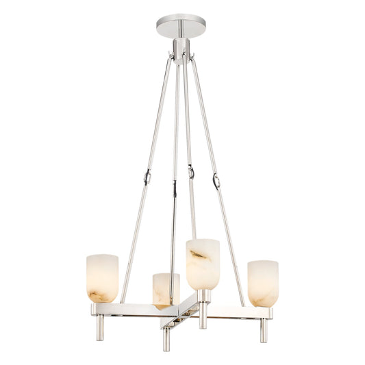 Alora Lucian polished nickel pendant PD338422PNAR