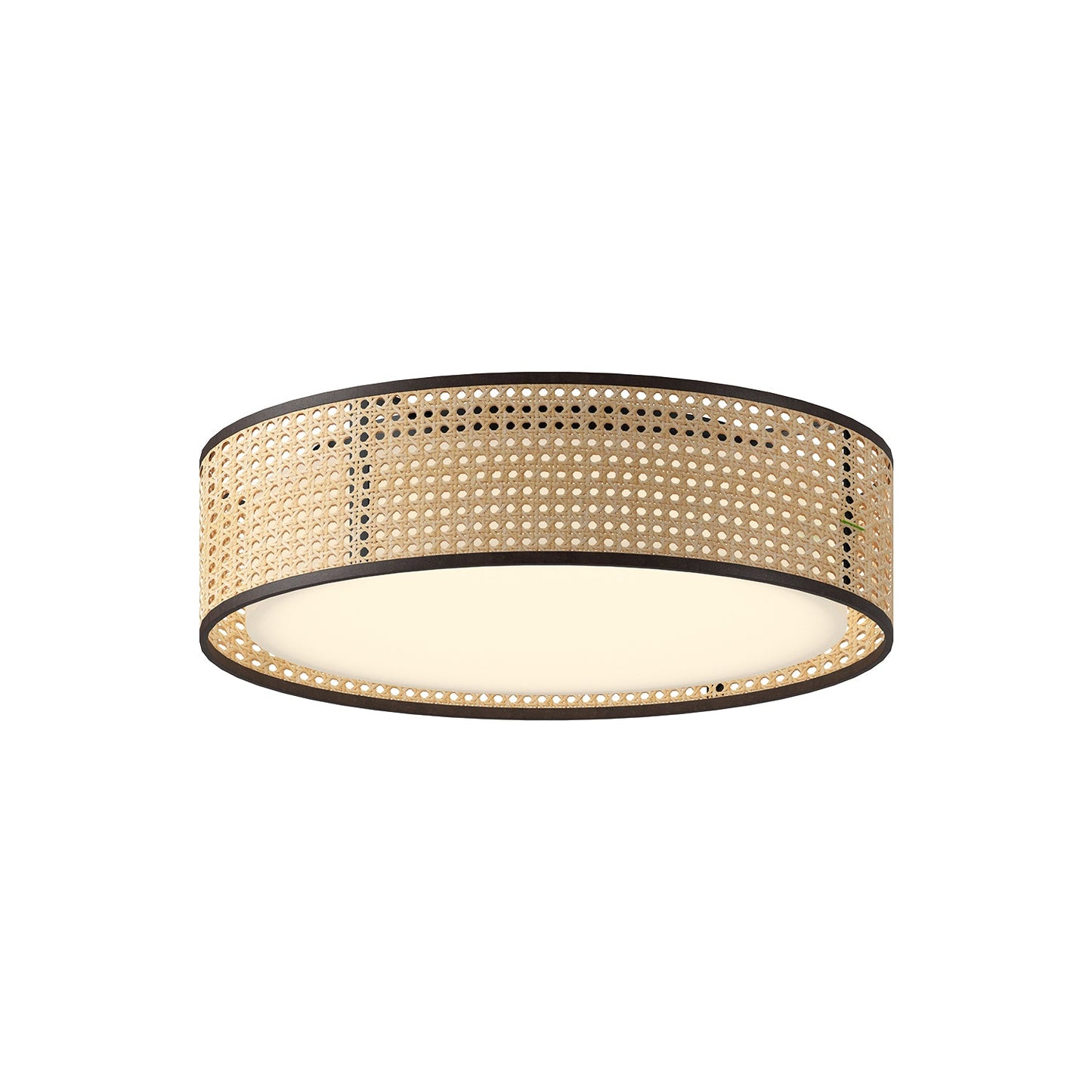 Alora Mood Lyla rattan [5 selectable color temperatures] flush mount FM479016RB-5CCT