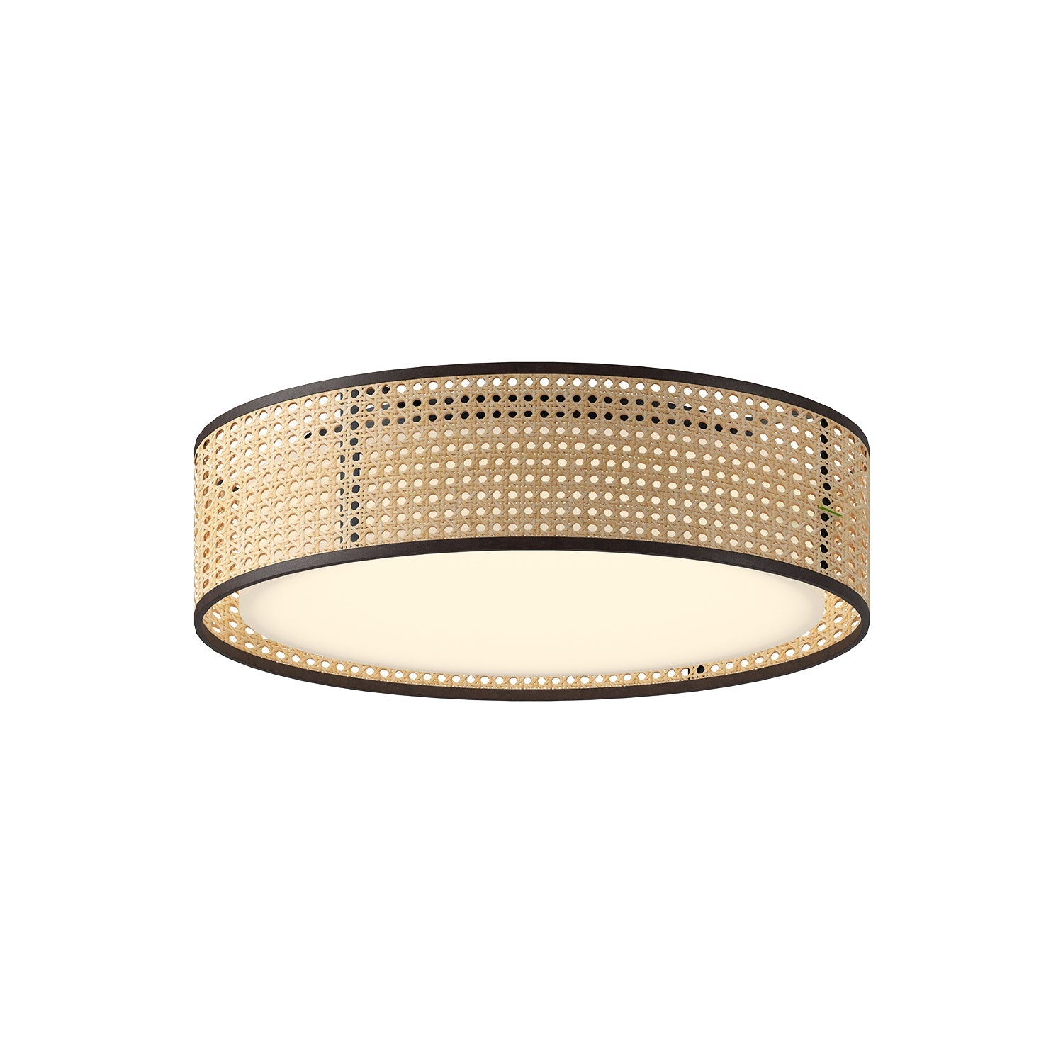 Alora Mood Lyla rattan [5 selectable color temperatures] flush mount FM479016RB-5CCT