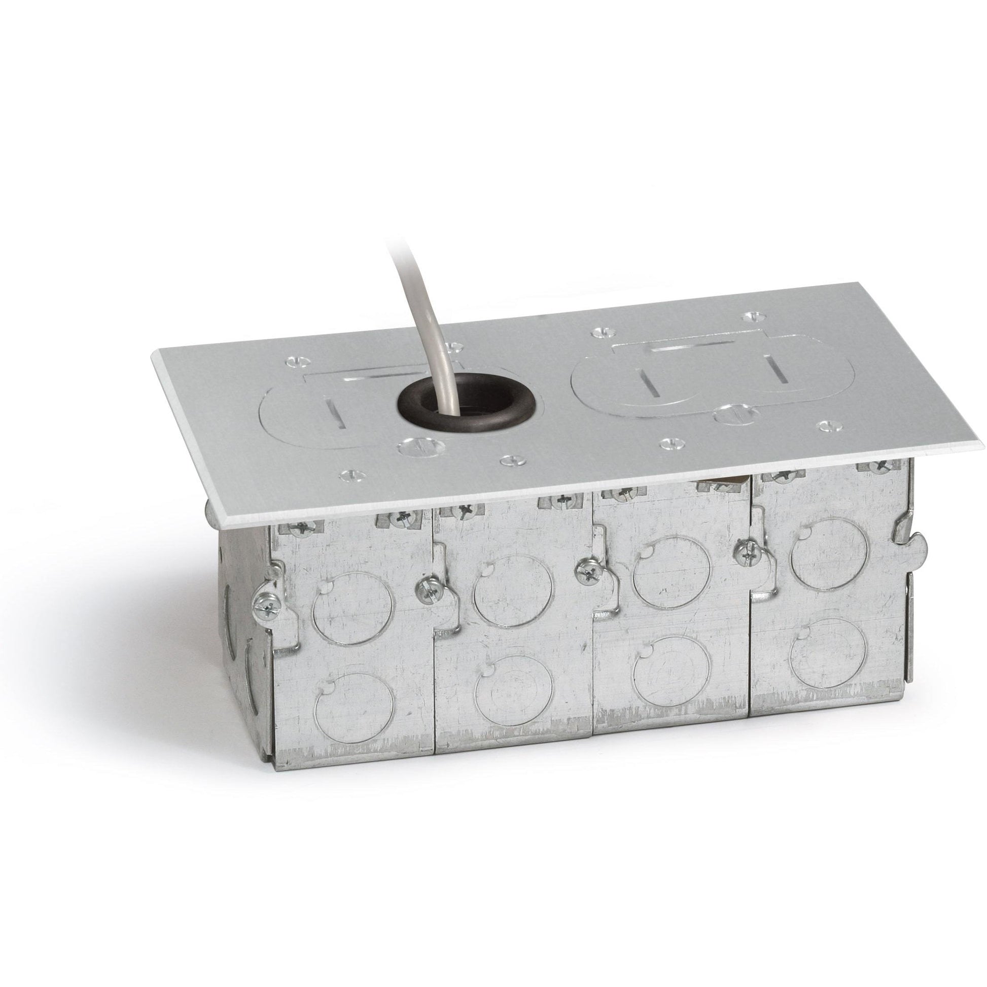 Lew Electric RCFB-2-A Aluminum recessed floor box