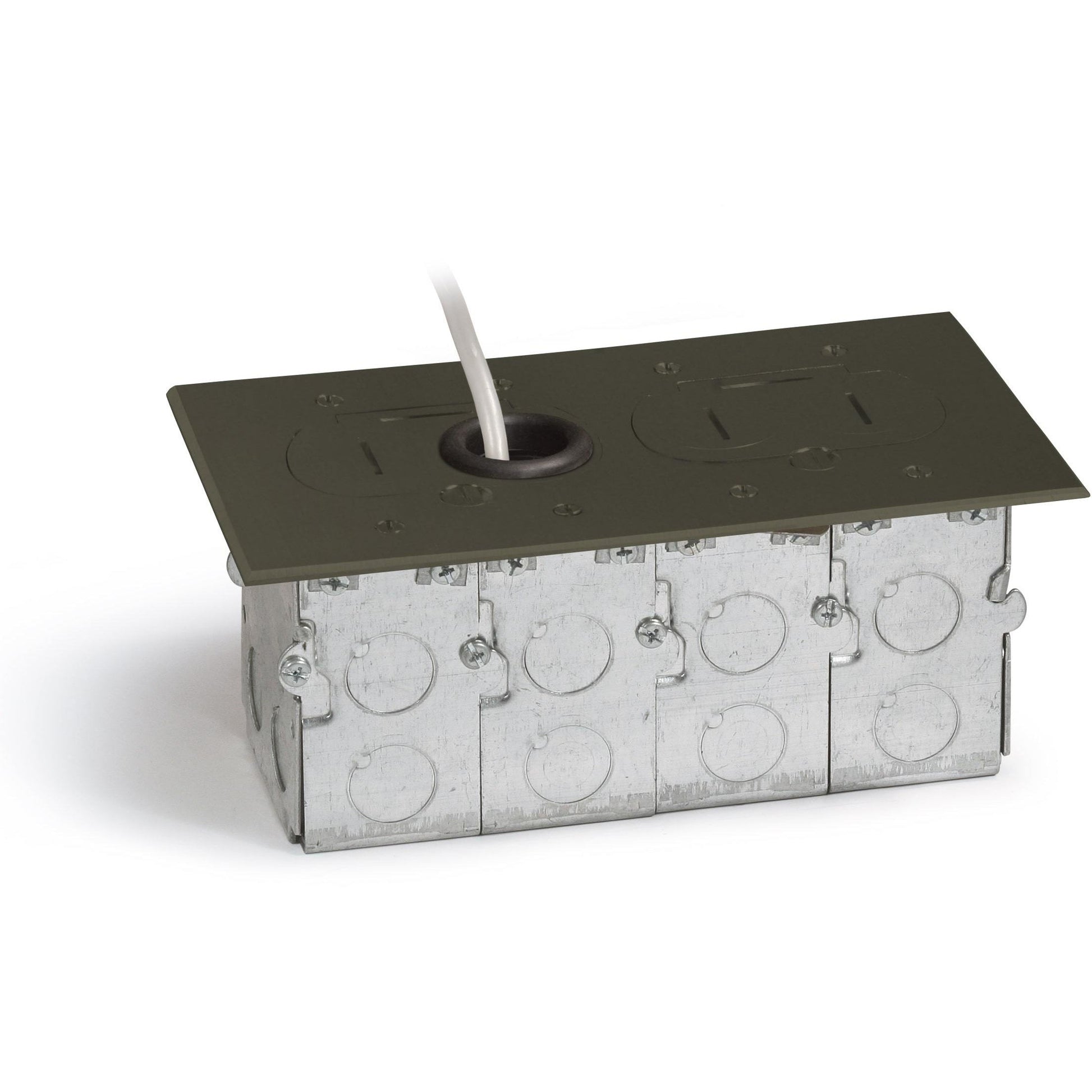 Lew Electric RCFB-2-DB Dark Bronze recessed floor box