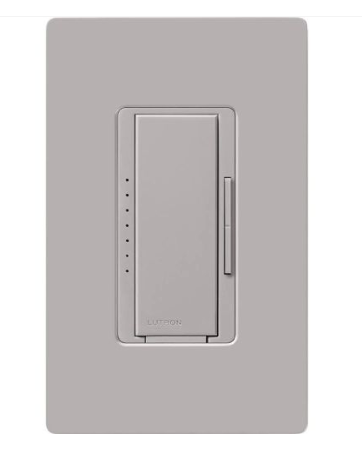 Lutron Maestro LED+ dimmer switch in Gray
