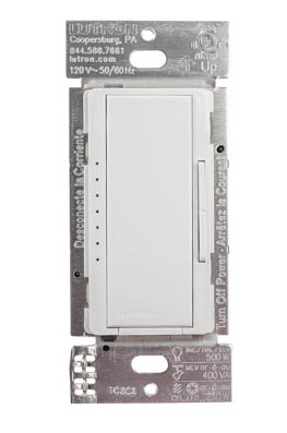 Lutron Maestro LED+ dimmer switch in White