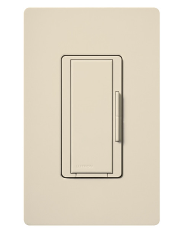 Lutron Maestro dimmer switch in Light Almond