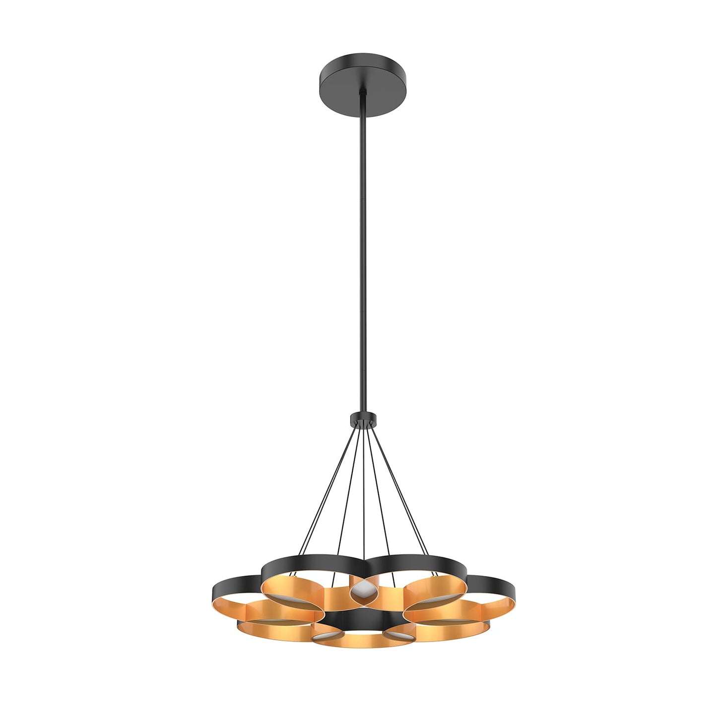 Kuzco Maestro black chandelier CH90826-BK/GD