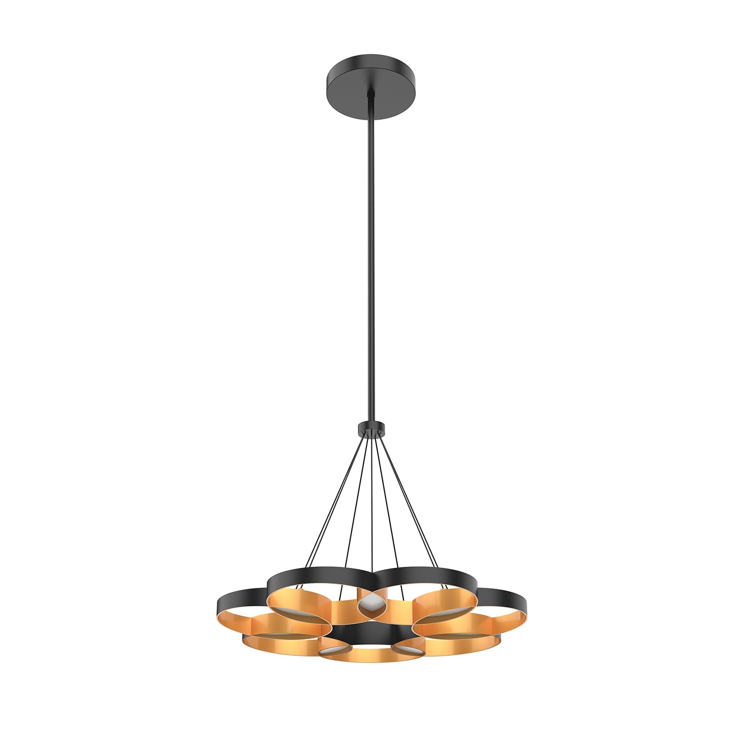 Kuzco Maestro black chandelier CH90826-BK/GD-UNV-010