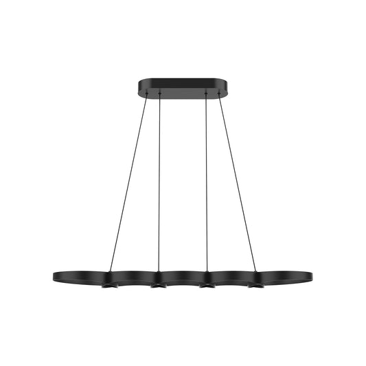 Kuzco Maestro black [universal voltage] linear pendant LP90838-BK-UNV