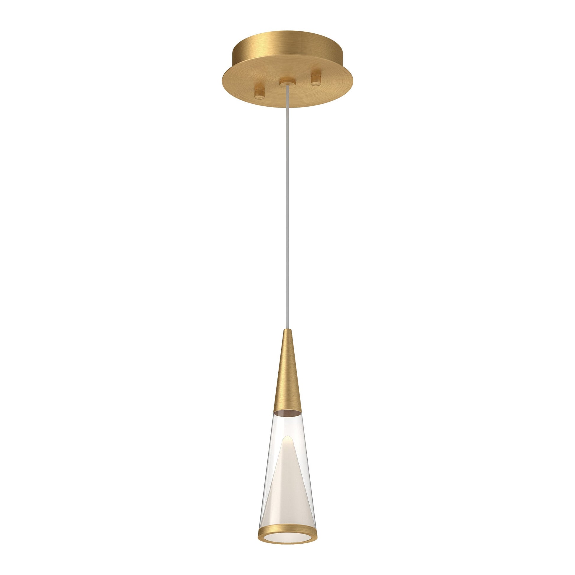 Kuzco Malabar brushed gold pendant 402401BG-LED