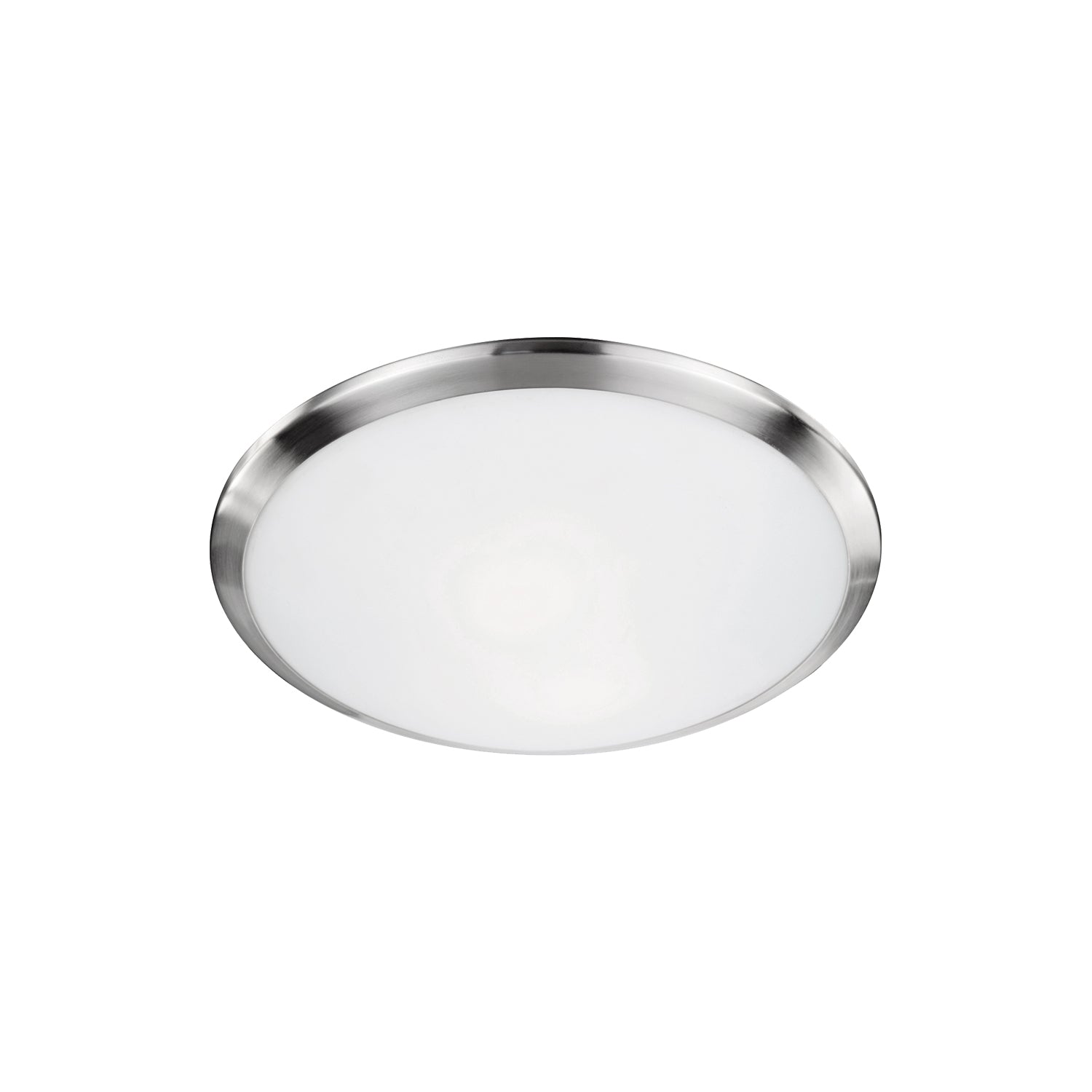 Kuzco Malta brushed nickel flush mount 51561BN