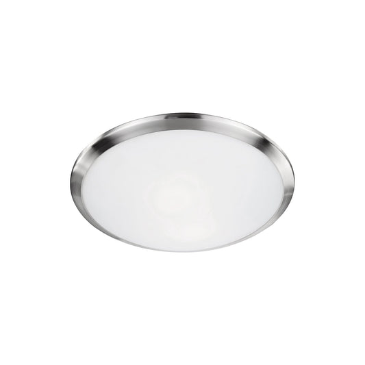 Kuzco Malta brushed nickel flush mount 51561BN