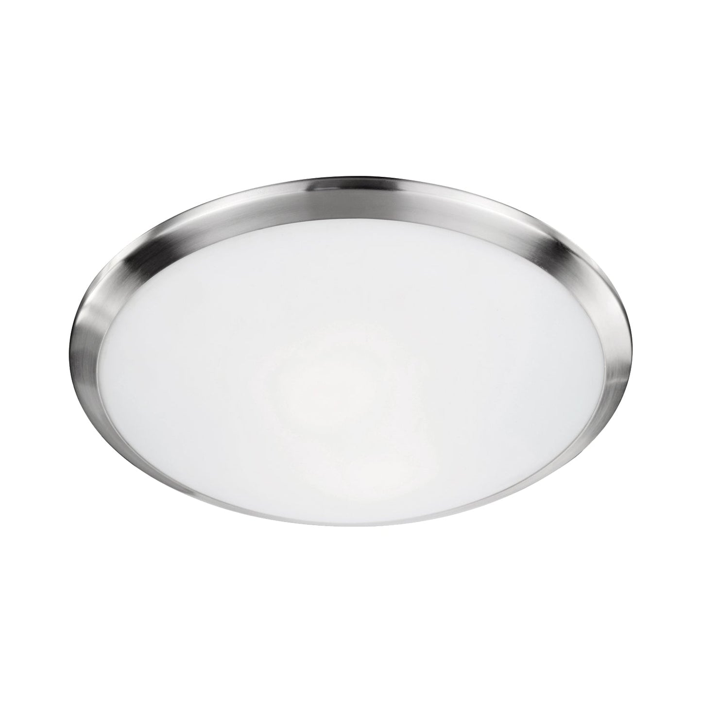 Kuzco Malta brushed nickel flush mount 51562BN