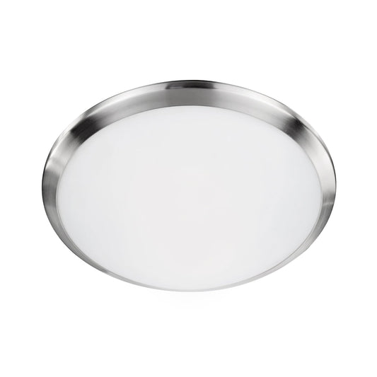 Kuzco Malta brushed nickel flush mount FM1512-BN