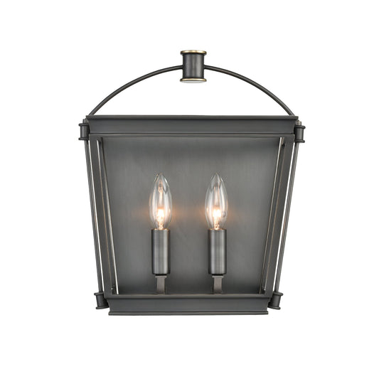 Alora Manor urban bronze vanity light WV312202UB