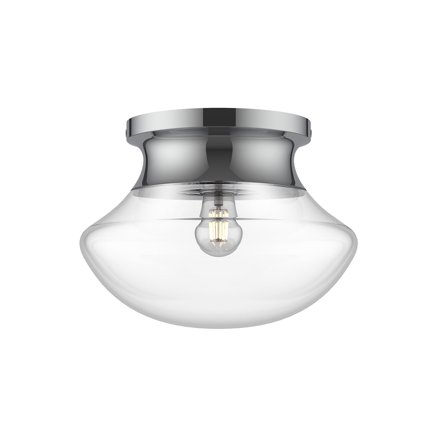 Alora Mood Marcel chrome flush mount FM464012CH