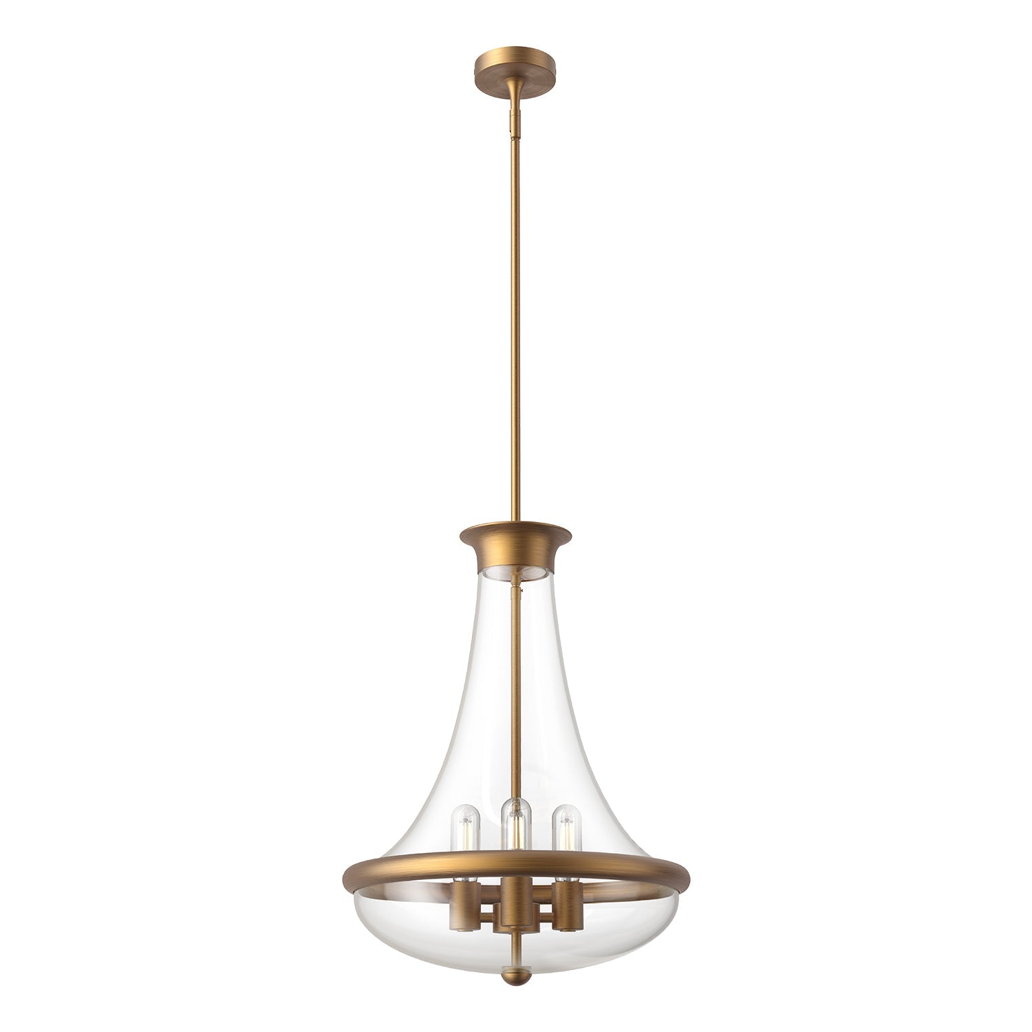 Alora Mood Marcel aged gold pendant PD464018AG