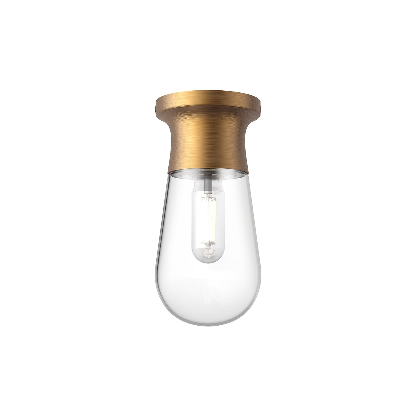 Alora Mood Marcel aged gold semi-flush mount SF464001AG