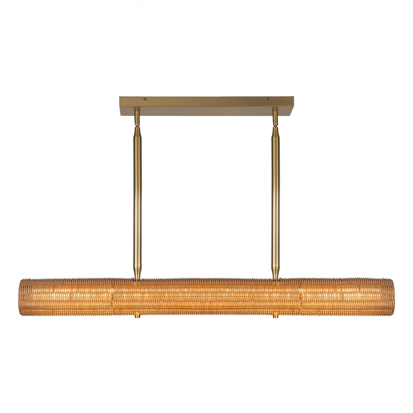 Alora Mood Maris brushed gold [universal voltage] linear pendant LP602042BG-UNV