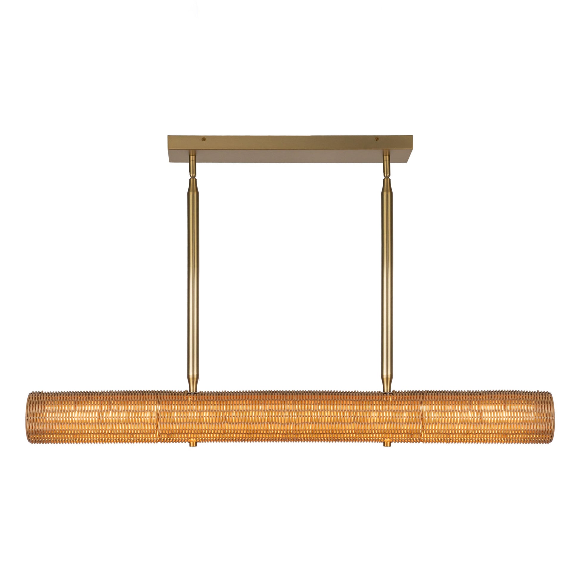 Alora Mood Maris brushed gold [universal voltage] linear pendant LP602042BG-UNV