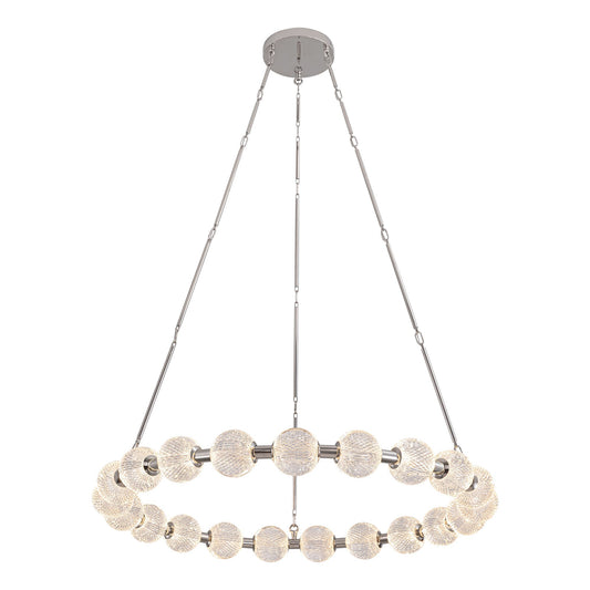 Alora Marni polished nickel [universal voltage and 0-10 dimming] chandelier CH321041PN-UNV-010