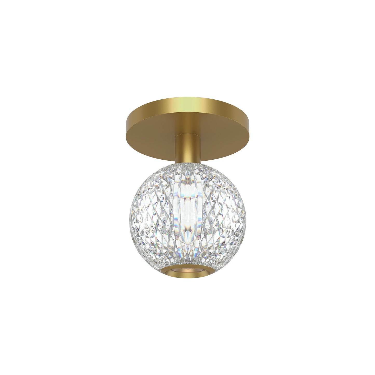 Alora Marni natural brass flush mount FM321201NB