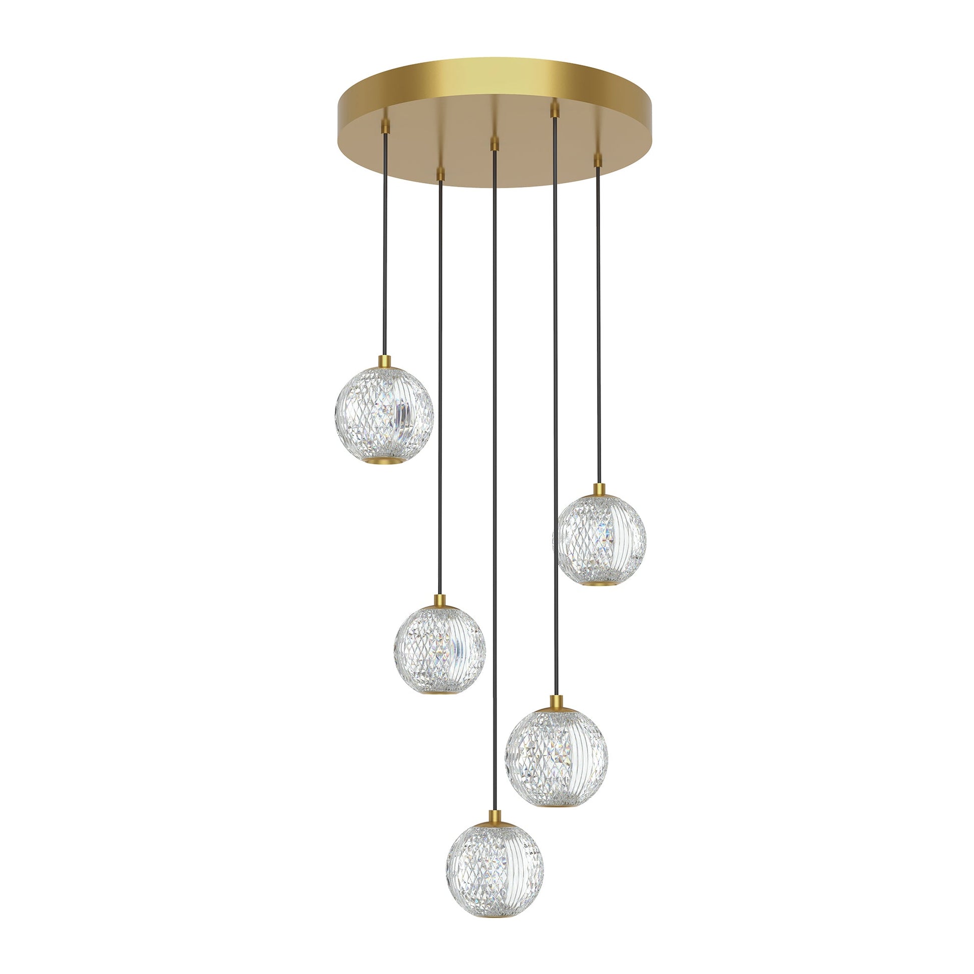 Alora Marni natural brass multi-pendant MP321205NB
