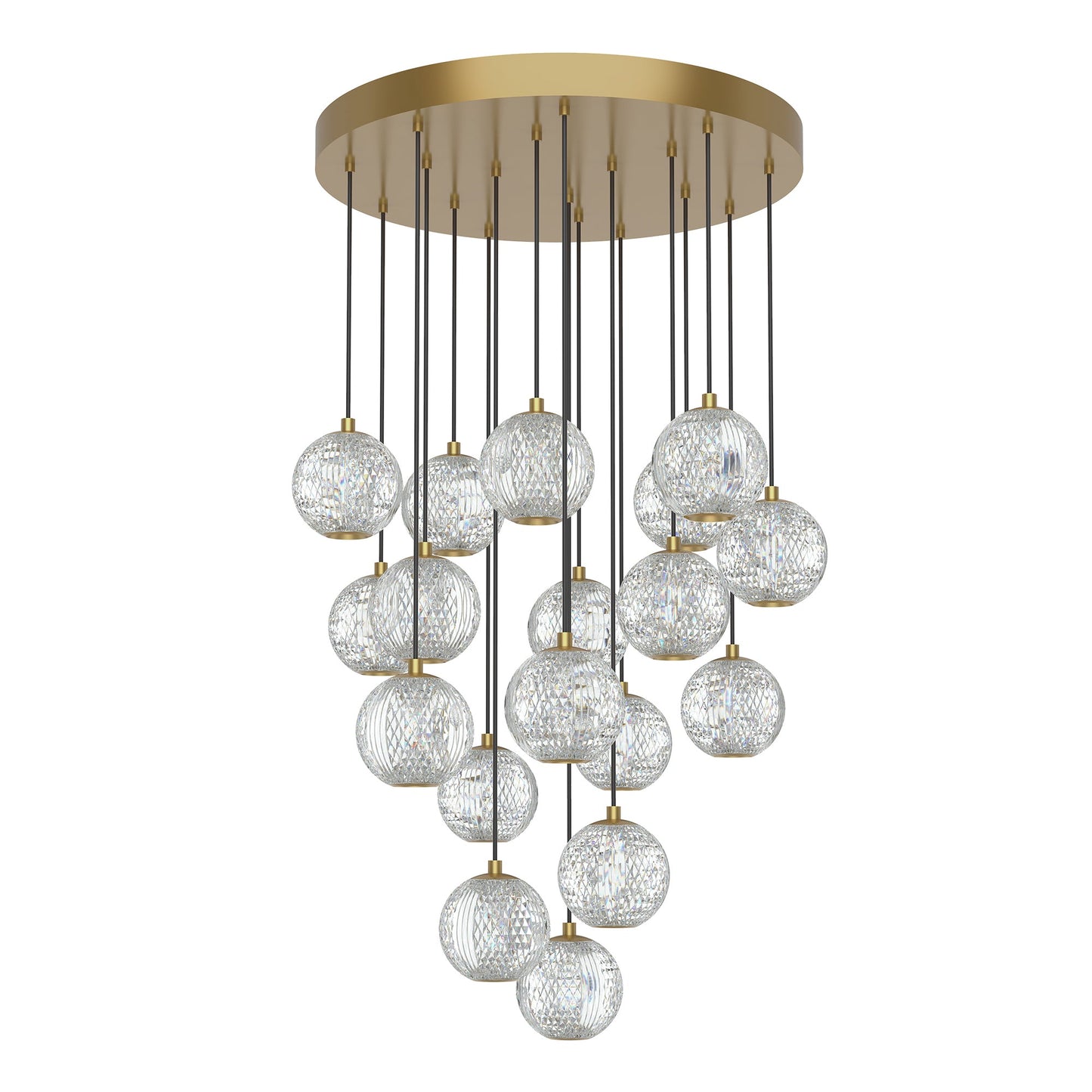 Alora Marni natural brass multi-pendant MP321218NB