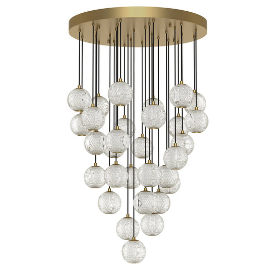Alora Marni natural brass multi-pendant MP321230NB