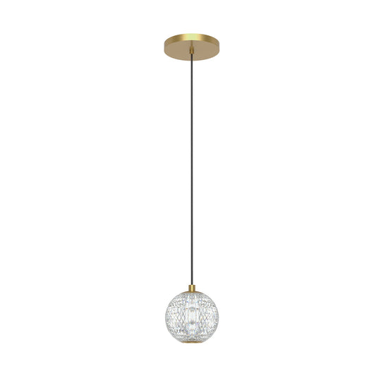 Alora Marni natural brass pendant PD321201NB