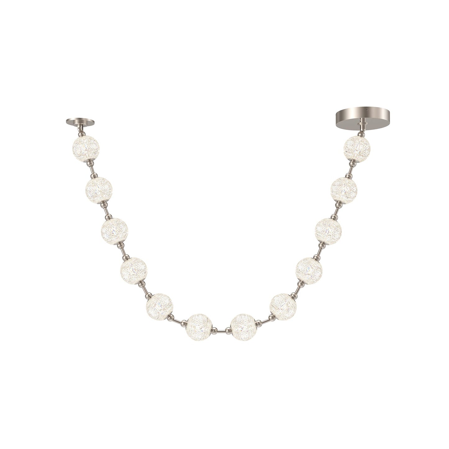 Alora Marni polished nickel pendant PD321712PN