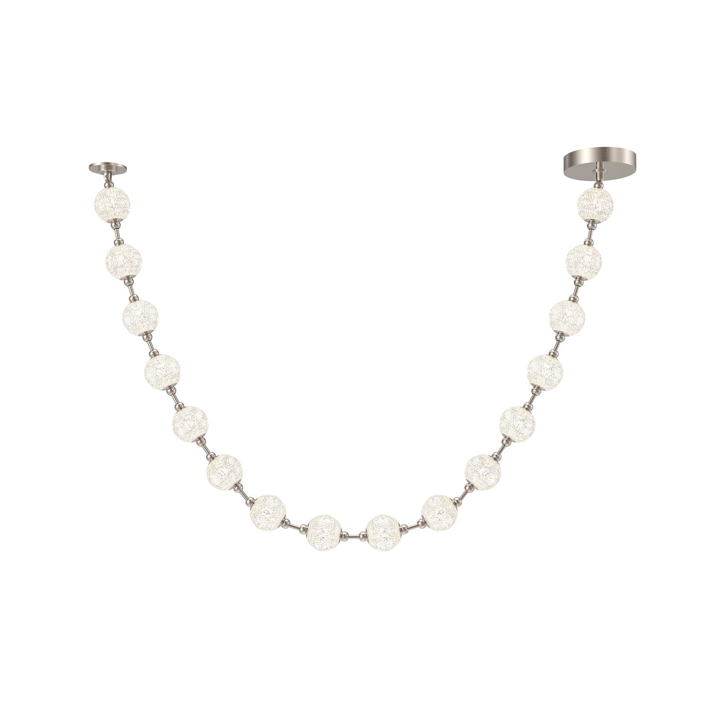 Alora Marni polished nickel pendant PD321716PN