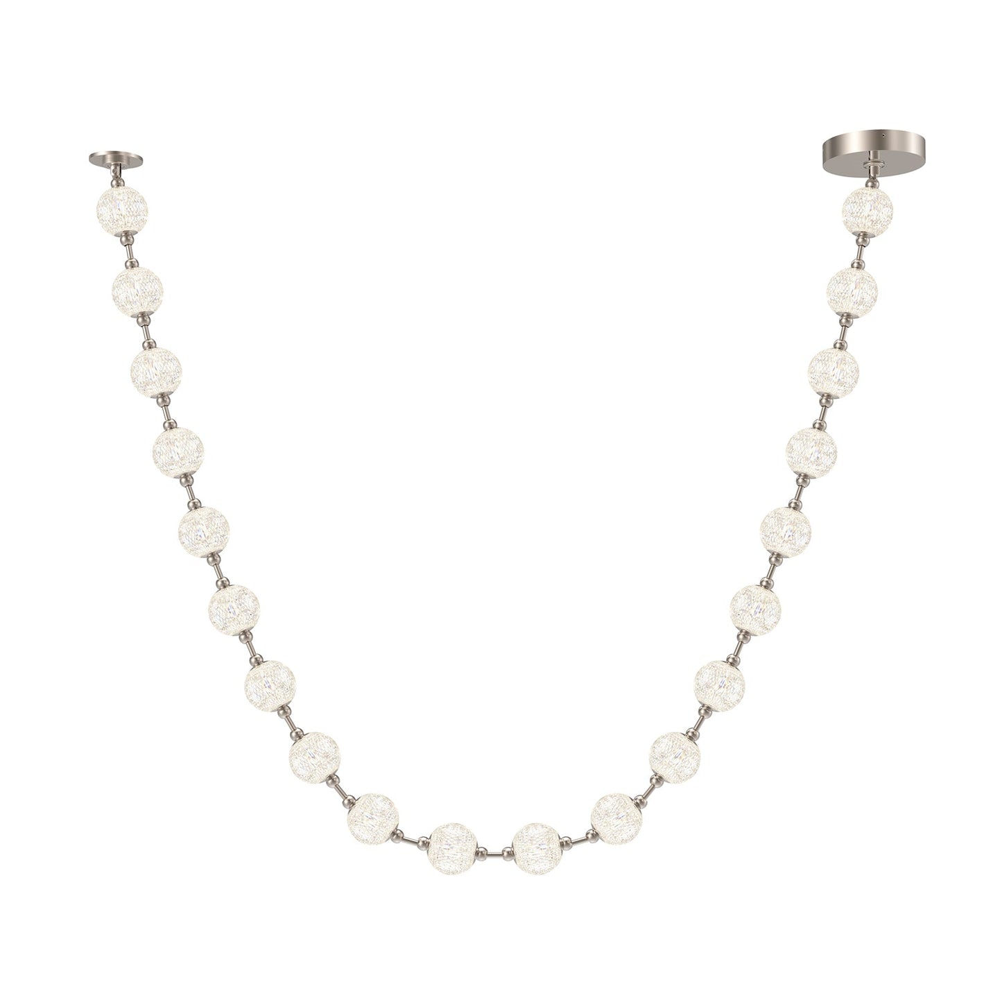 Alora Marni polished nickel pendant PD321720PN