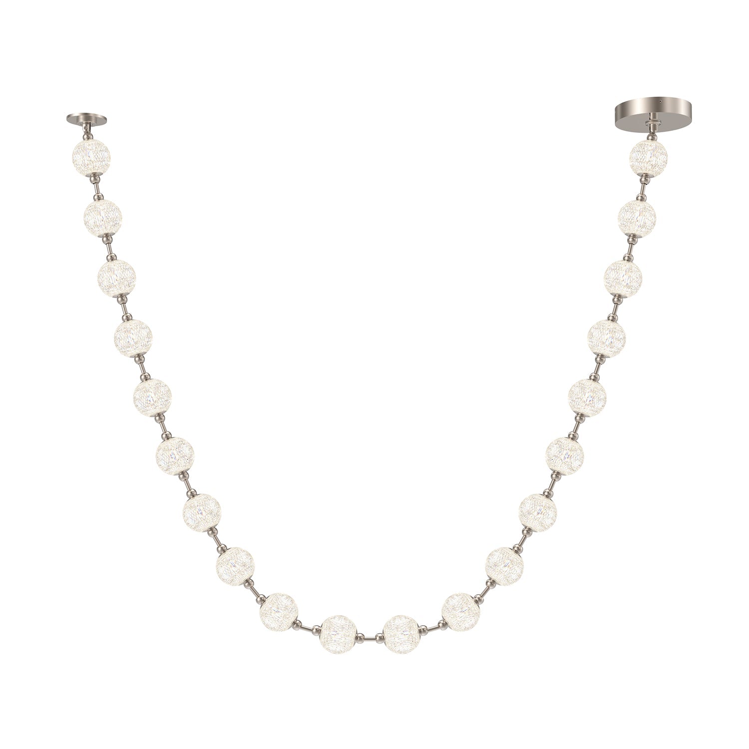 Alora Marni polished nickel pendant PD321720PN