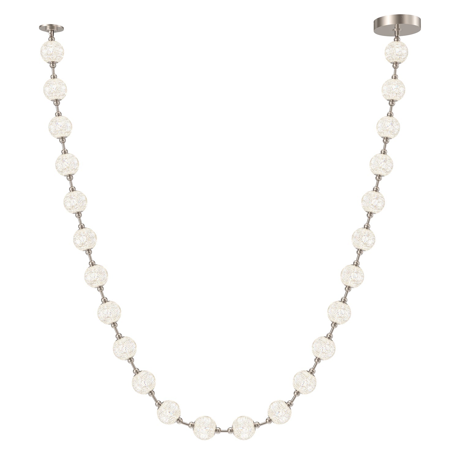 Alora Marni polished nickel pendant PD321724PN