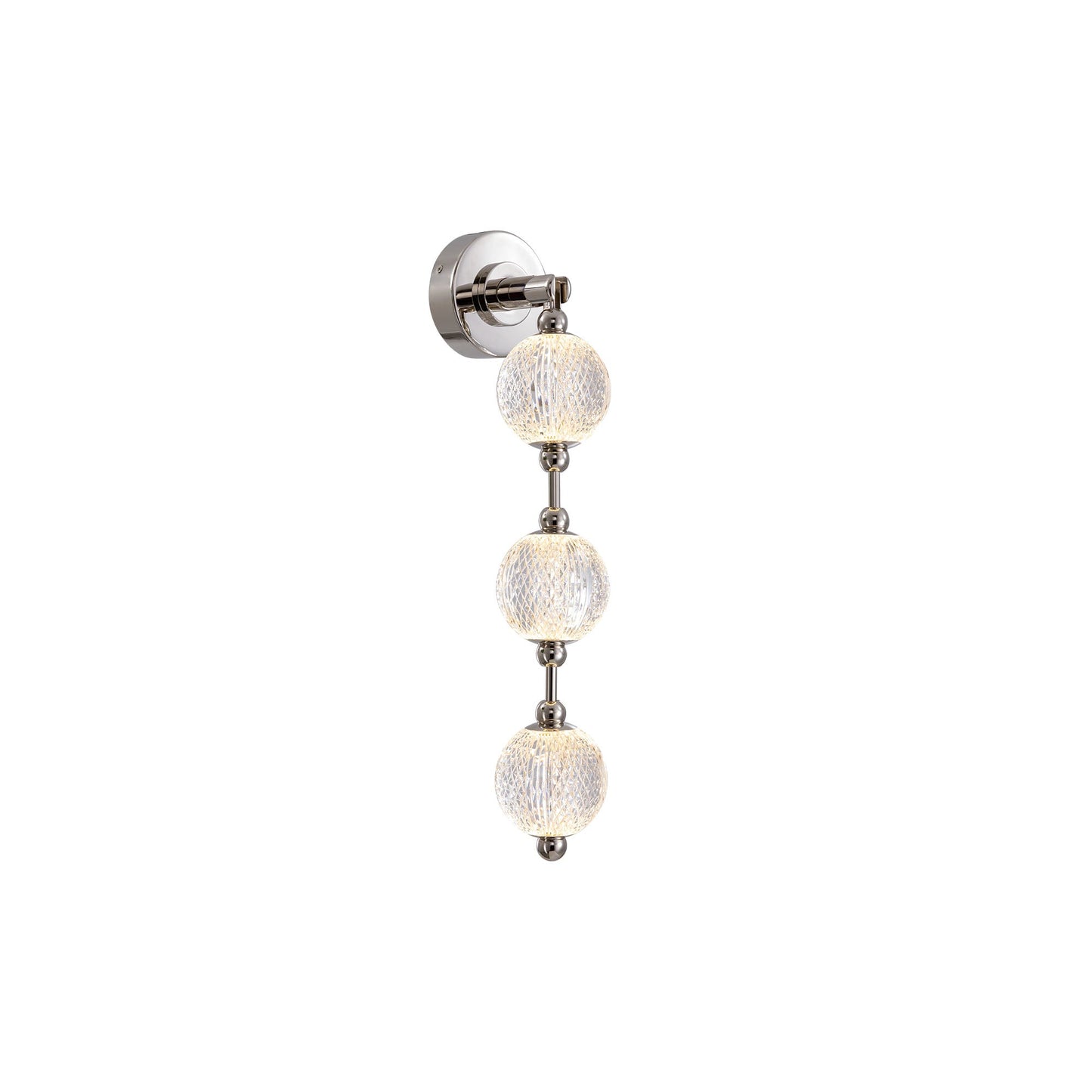 Alora Marni polished nickel [universal voltage and 0-10 dimming] vanity light WV321003PN-UNV-010