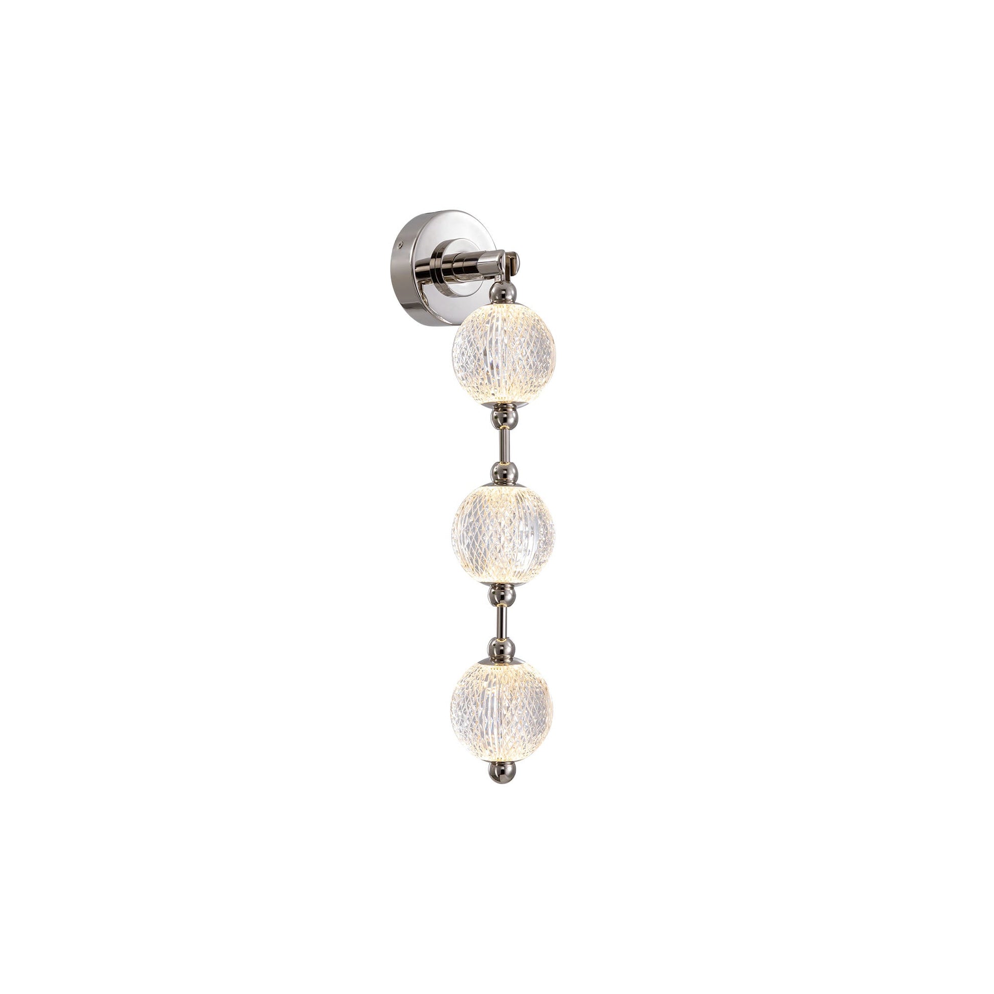 Alora Marni polished nickel [universal voltage and 0-10 dimming] vanity light WV321003PN-UNV-010