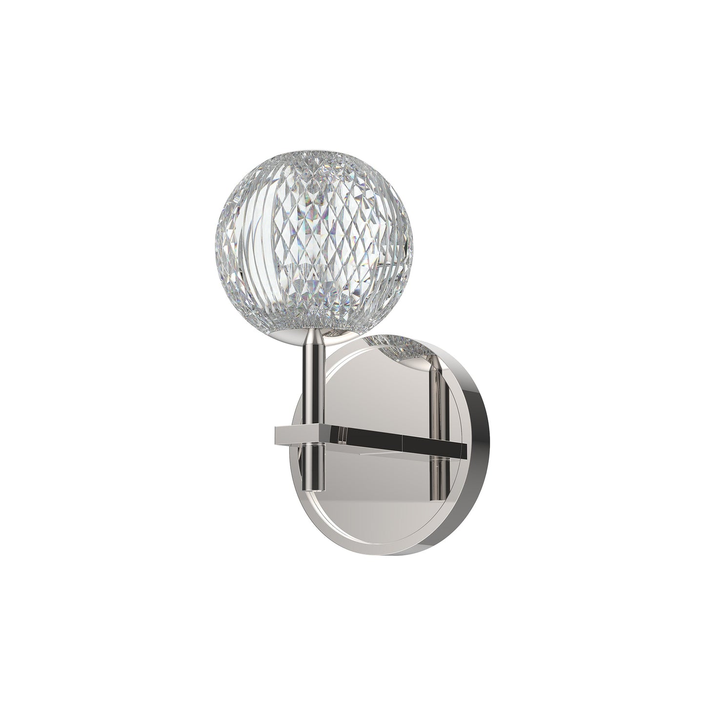 Alora Marni polished nickel vanity light WV321201PN