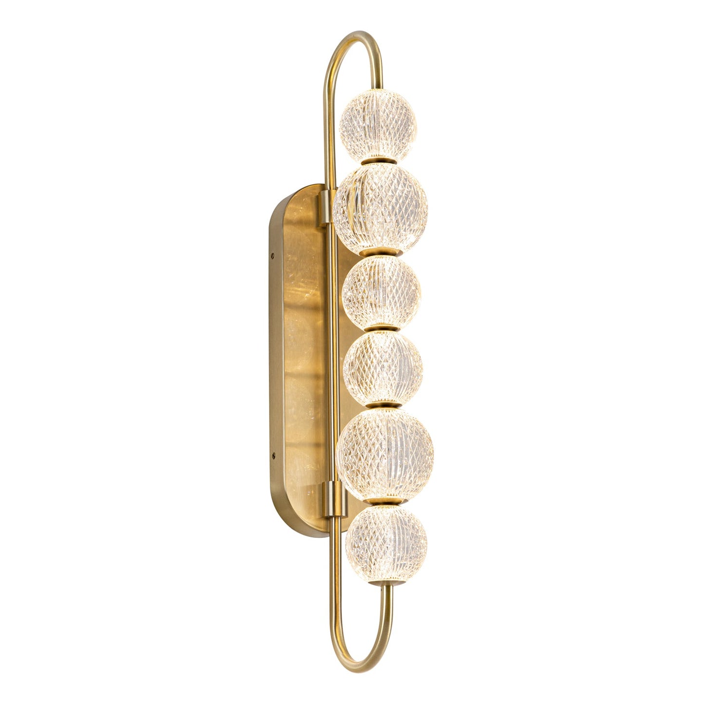 Alora Marni natural brass vanity light WV321628NB