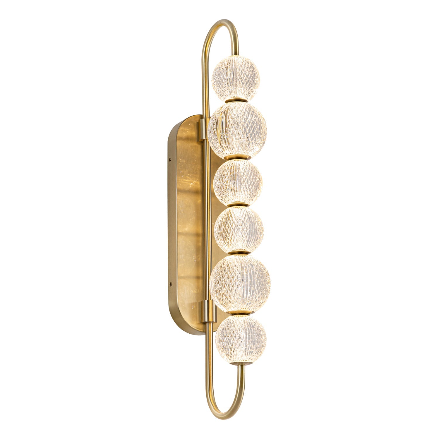 Alora Marni natural brass vanity light WV321628NB