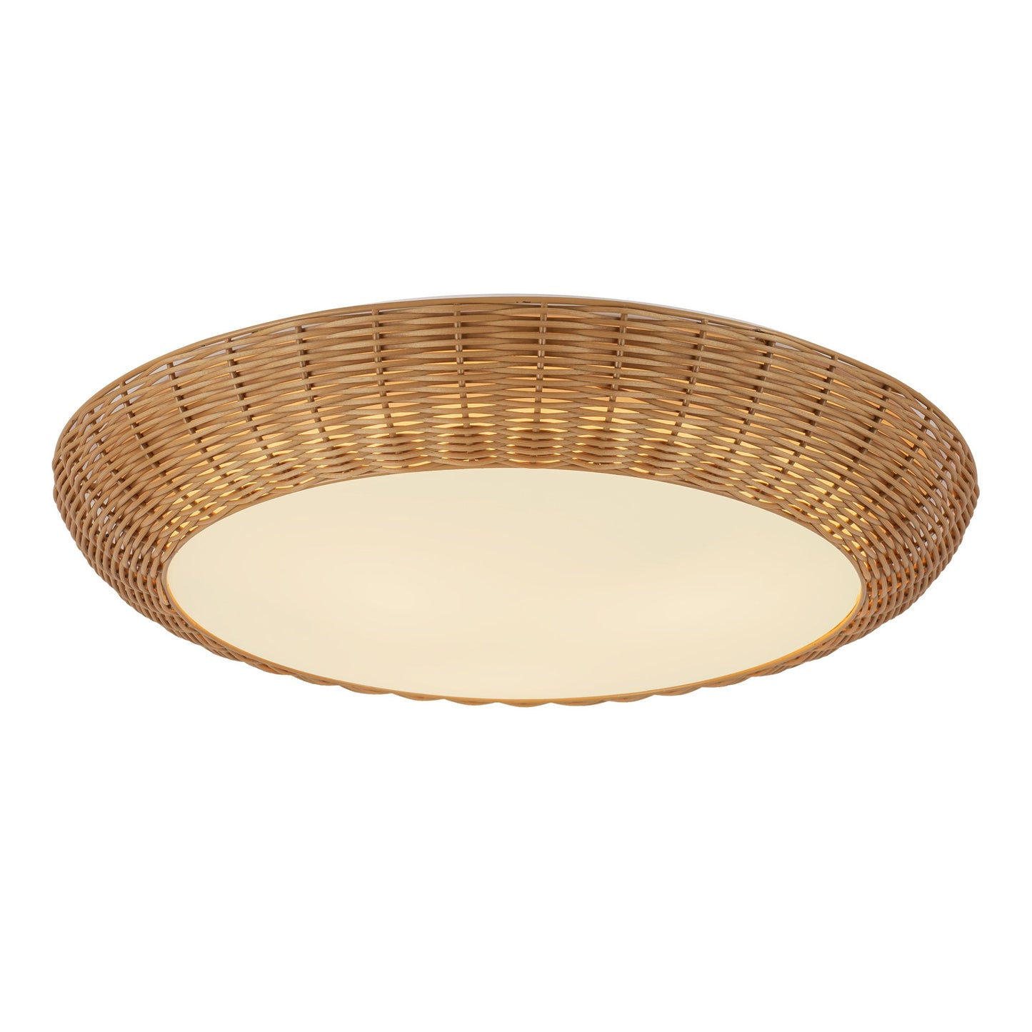 Alora Mood Merida rattan flush mount FM511421RA