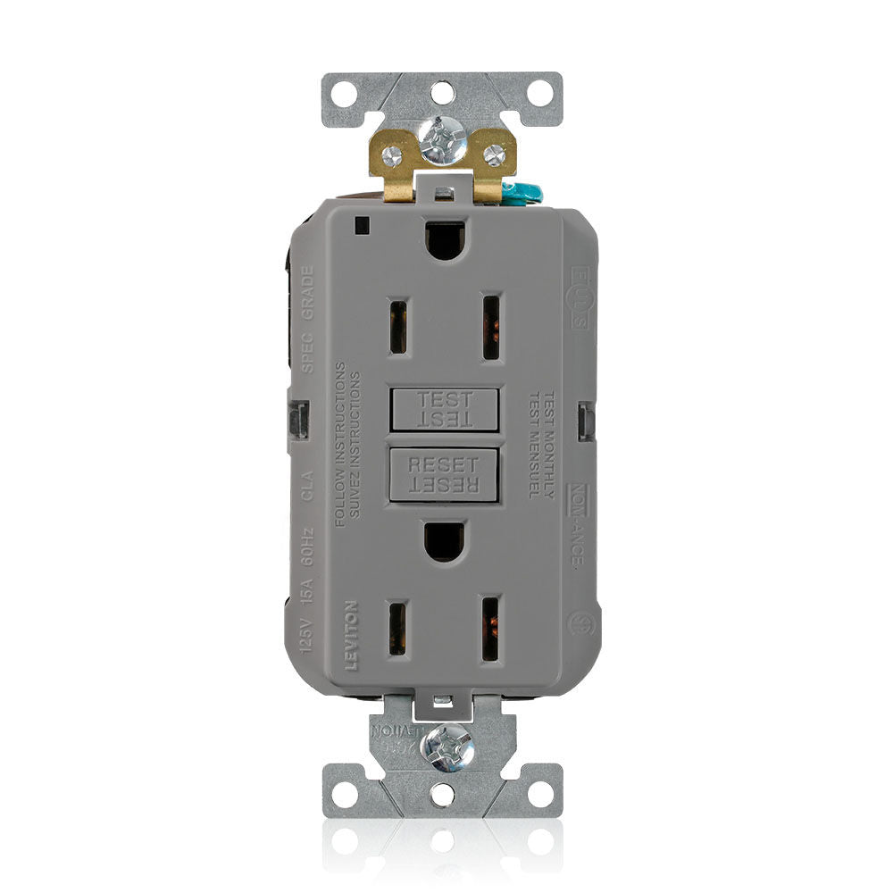 Leviton MGFN1-GY GFCI Receptacle