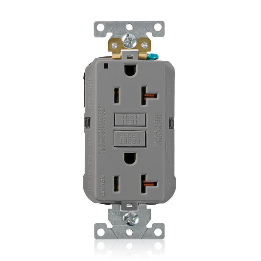 Leviton MGFN2-GY GFCI Receptacle