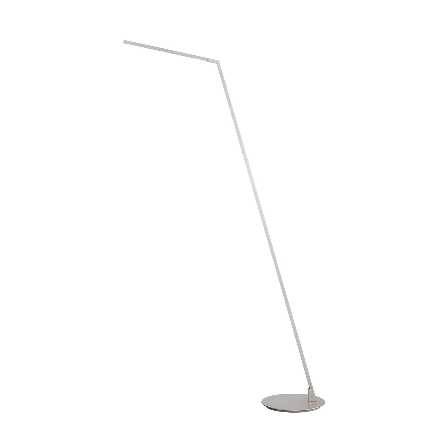Kuzco Miter brushed nickel floor lamp FL25558-BN