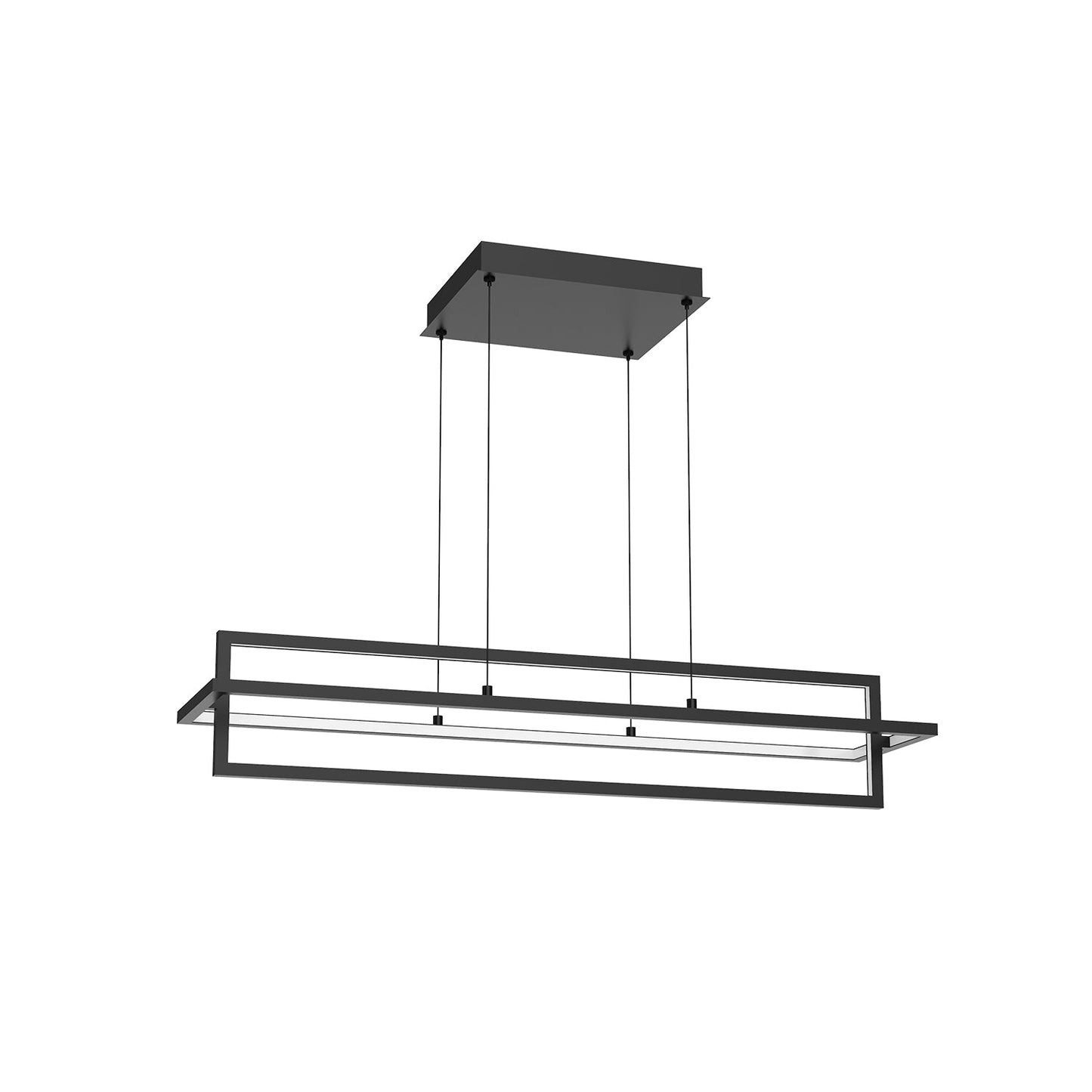 Kuzco Mondrian black linear pendant LP16236-BK
