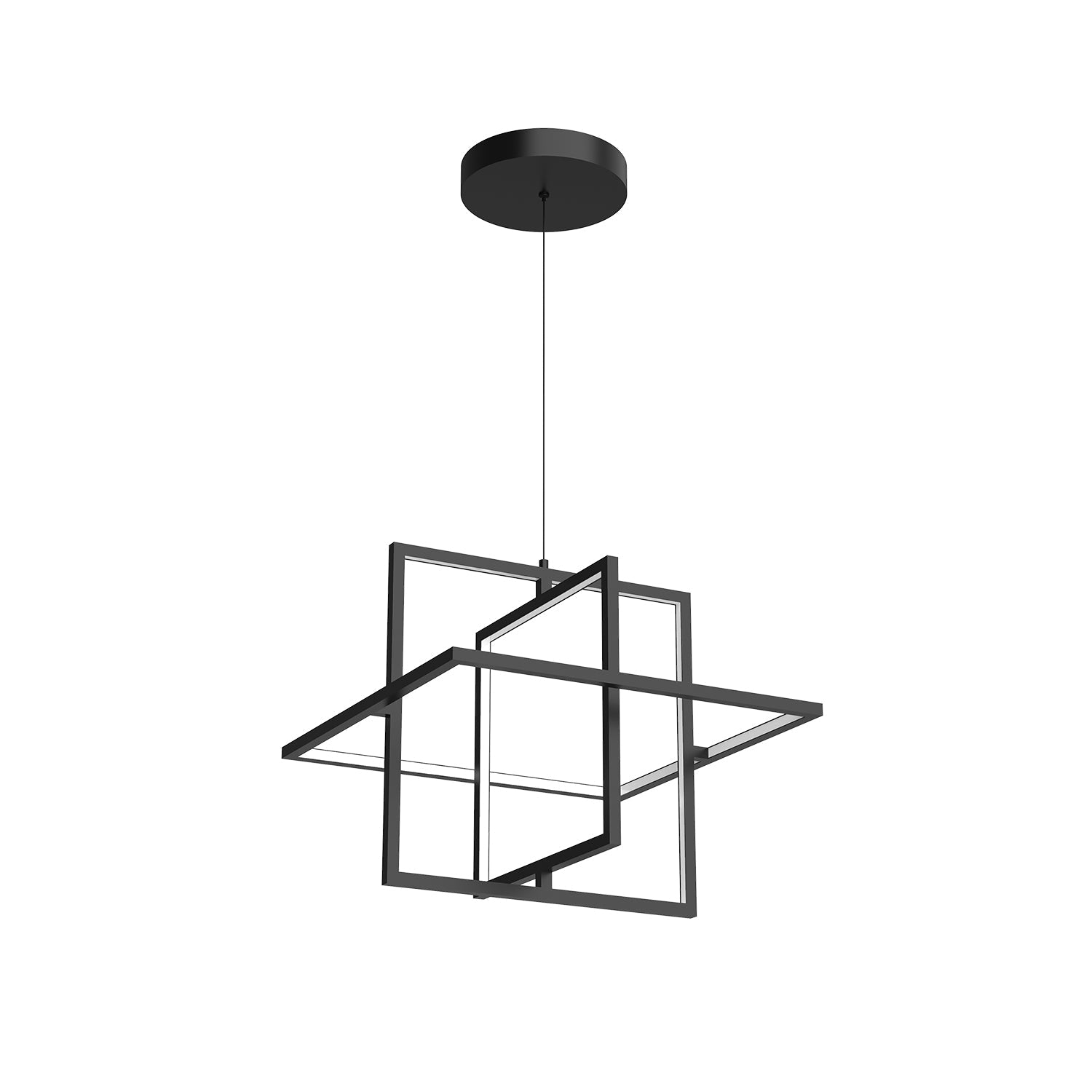 Kuzco Mondrian black pendant PD16320-BK
