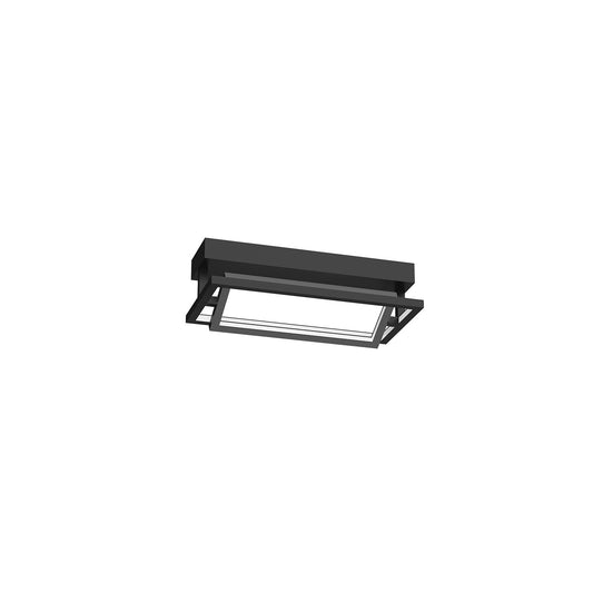 Kuzco Mondrian black semi-flush mount SF16216-BK