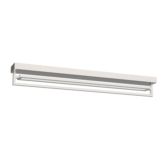 Kuzco Mondrian brushed nickel semi-flush mount SF16240-BN