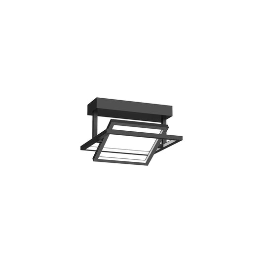 Kuzco Mondrian black semi-flush mount SF16312-BK