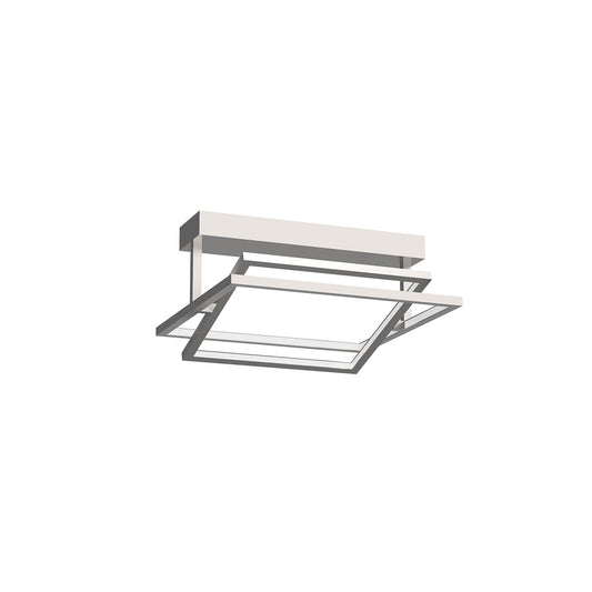 Kuzco Mondrian brushed nickel semi-flush mount SF16316-BN