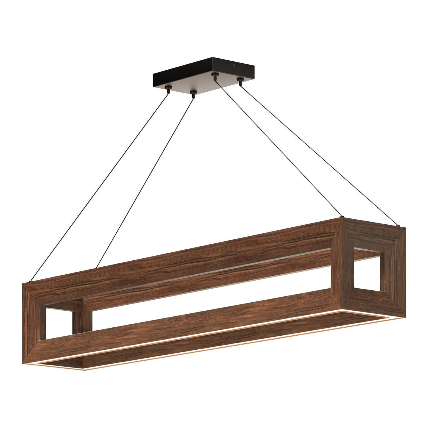 Kuzco Morina walnut linear pendant LP32942-WT